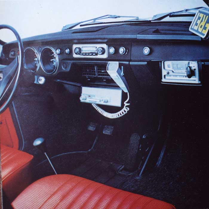 Brochure: taxicab interior