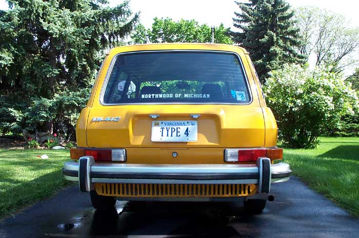 The bumper guards were an original VW accessory